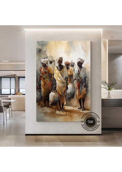 Modern Sanat Kanvası, Soyut Insan Duvar Dekoru, Soyut Kanvas Sanatı, Renkli Yüz Kanvas Sanatı