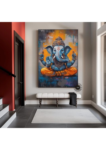 Afrika Kabilesi Afrikalı Çocuk ve Fil Duvar Tablosu, Çocuk Duvar Sanatı Afrika Deseni, Afrika Sanatı fiyatları