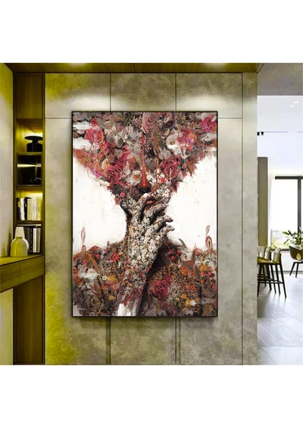 Tekne Kanvası; Altın Gemiler Resmi; Soyut Yelkenli Duvar Sanatı; Yelkenli Baskısı; Dokulu Kanvas; Si