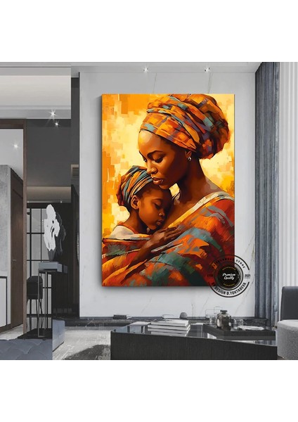 Afrika–amerikan Kültürü Duvar Sanatı; Afrika Kültürü Dekoru; Yerel Kadın Duvar Sanatı; Soyut Kanvas;