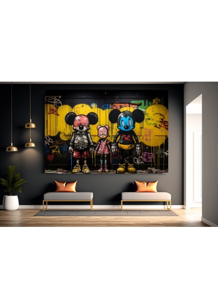 Red Bull Afiş Duvar Sanatı; Boğa Duvar Dekoru; Soyut Baskı; Buffalo Desenli; Çokgen Boğalar Kanvas; modelleri