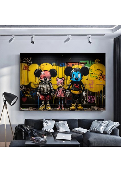 Red Bull Afiş Duvar Sanatı; Boğa Duvar Dekoru; Soyut Baskı; Buffalo Desenli; Çokgen Boğalar Kanvas; fırsatları