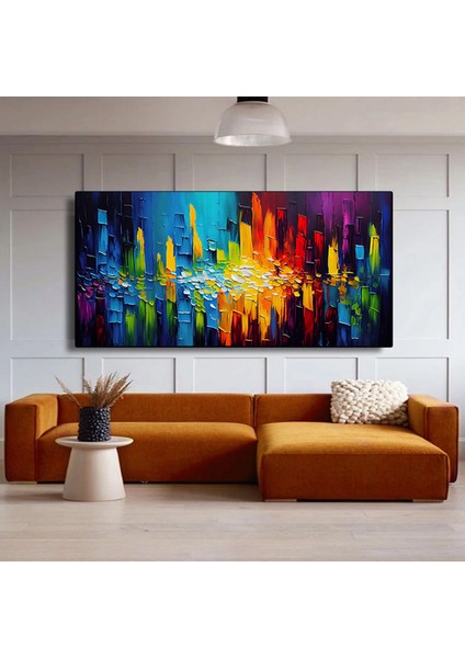 Soyut At Tablosu, Büyük Orijinal At Kanvas Tablosu, At Posteri, Duvar Sanatı Kanvas Tasarımı fırsatları