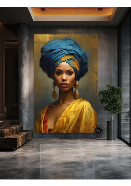 Renkli Sevimli Zürafa Kanvas Tablo – Çiçek ve Hayvan Temalı Duvar Sanatı indirimleri