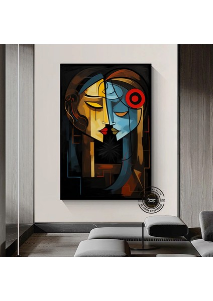 Japon Kanvas Tablo – Kiraz Çiçeği Dekoru; Ağaç Baskılı Japon Posteri; Asya Temalı Hediye; Sakura Man