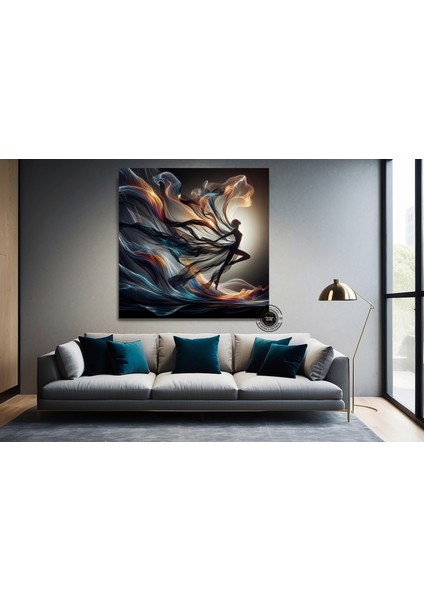 Çağdaş Sanat Kanvası – Soyut Insan Figürleri; Renkli Yüz Kanvası; Insan Portresi Poster; Modern Duva indirimleri