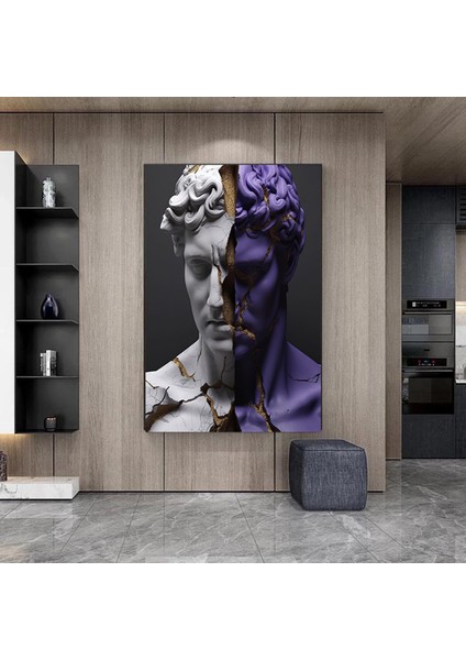 René Magritte Aşıklar Tablosu Dekoru – Büyük Panel Baskı; Öpüşen Aşıklar Posteri fırsatları