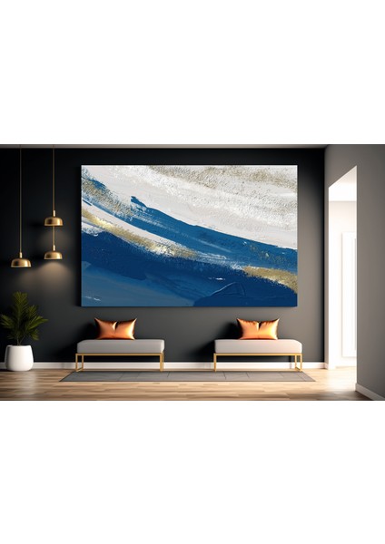 Harika Ganesha Duvar Sanatı – Soyut Duvar Sanatı, Renkli Ilham Veren Ganesha Kanvas Tablosu modelleri