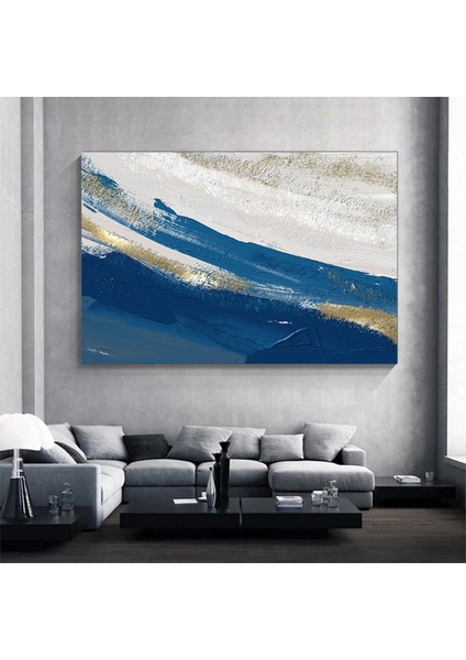 Harika Ganesha Duvar Sanatı – Soyut Duvar Sanatı, Renkli Ilham Veren Ganesha Kanvas Tablosu