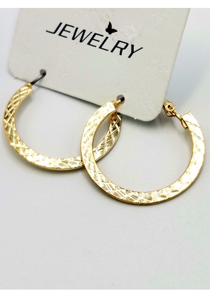 Altın Sarısı Halka Kararmaz Lüks Küpe fiyatları