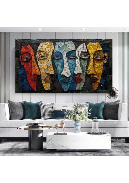 Altın Afrikalı Kadın Kanvas Sanatı – Afrika-Amerikan Sanatı; Modern Baskı; Moda Dekoru modelleri