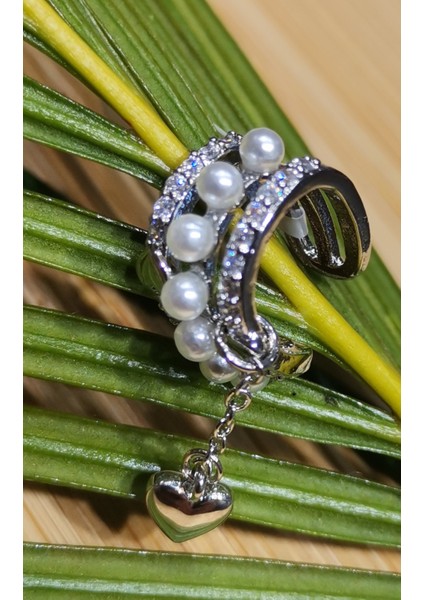 Lüks Çelik Gümüş Renk Kıkırdak Küpe fiyatları