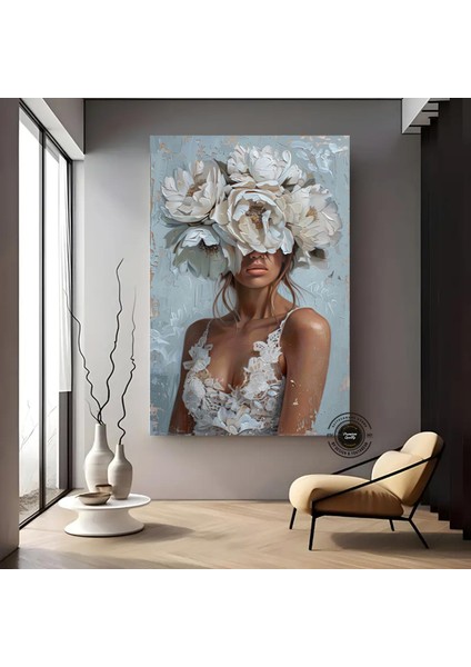 Büyük Boy Altın Gri Yağlıboya Kanvas Tablo, El Yapımı Minimalist Modern Sanat, Baba Için Hediye