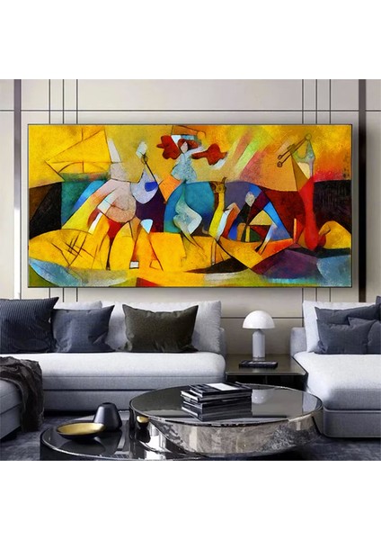 Banksy Tarzı Fil Kanvası, Pop Art Fil Posteri, Graffiti Fil Duvar Dekoru