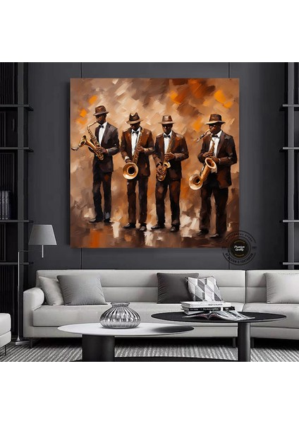 Sarı Taksi Soyut Manzara Posteri; Kanvas Baskı; Yağlı Boya; New York ve Paris Şehir Manzaralı; Oturm