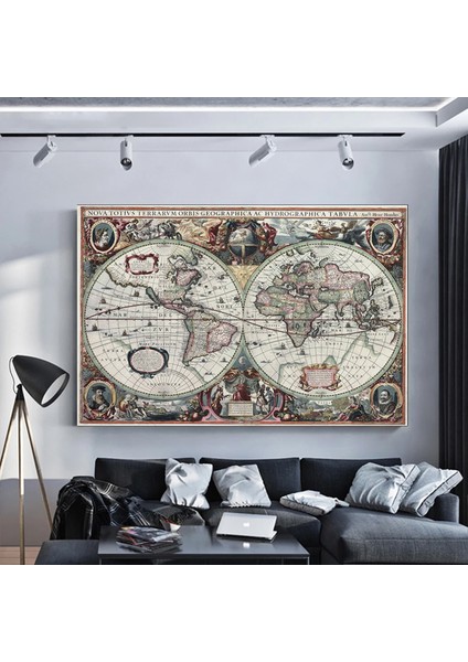 Graffiti Maymun Sanatı, Renkli Mizahi Gorilla Kanvas Tablo fırsatları