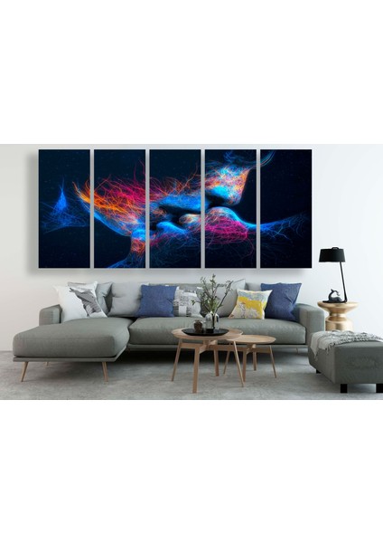 Afrika Kadın Portresi, Afro-Amerikan Kültürü, Afrika Kabilesi Duvar Sanatı, Yağlı Boya