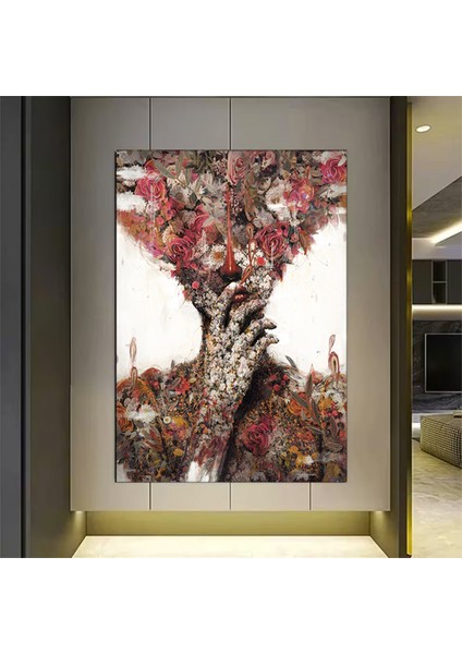 Afrika Caz Sanatı; Afrika Kanvası; Caz Duvar Sanatı; Caz Yağlı Boya Kanvas; Piyanist Duvar Sanatı; M fiyatları