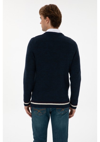 Erkek Lacivert Kazak /triko 50308337-VR033 indirimleri