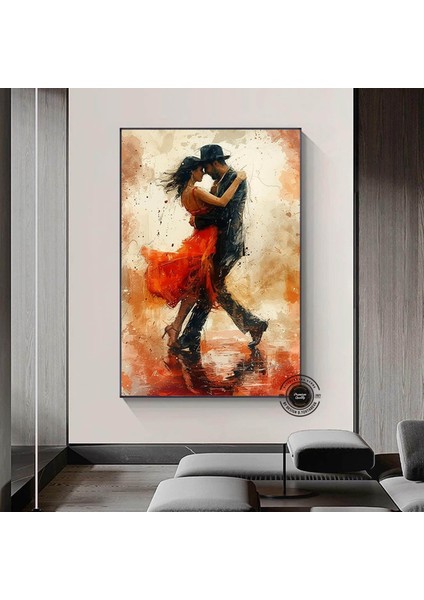 Pop Art Stilde Soyut Aslan Baskısı, Çok Renkli Aslan Tablosu