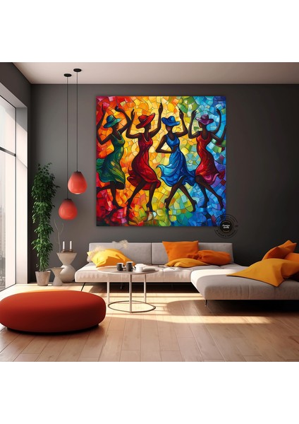 Modern Afro-Amerikan Kadın Graffiti Duvar Sanatı. Kadın Graffiti Duvar Dekoru