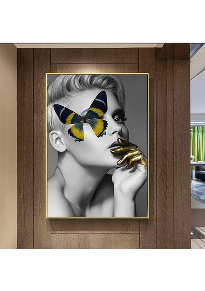 Renkli Lale Kanvas Tablosu, Renkli Çiçek Duvar Sanatı, Lale Sanatı, Renkli Baskı