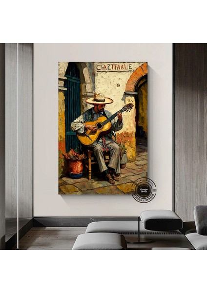 Modern Afrikalı Kadın Kanvas Tablosu; Oturma Odası Dekoru; Etnik Kadın Sanatı