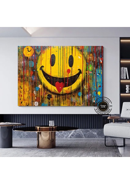 Soyut Göz Kanvas Tablo – Renkli Bakış – Modern Yağlı Boya Duvar Dekoru