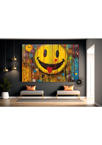 Soyut Göz Kanvas Tablo – Renkli Bakış – Modern Yağlı Boya Duvar Dekoru fiyatları