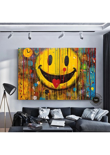 Soyut Göz Kanvas Tablo – Renkli Bakış – Modern Yağlı Boya Duvar Dekoru fırsatları