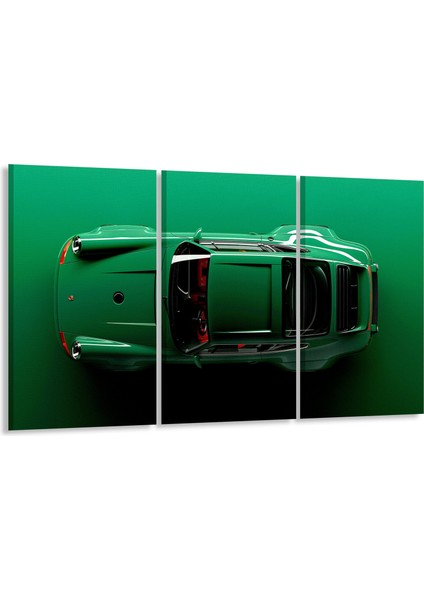 Şehir ve Uzay Soyut Duvar Sanatı Kanvas; Şehir Manzarası; Dijital Poster; Büyük Boy; Soyut