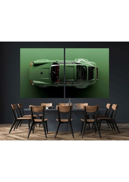 Şehir ve Uzay Soyut Duvar Sanatı Kanvas; Şehir Manzarası; Dijital Poster; Büyük Boy; Soyut indirimleri