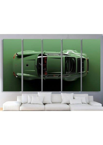 Şehir ve Uzay Soyut Duvar Sanatı Kanvas; Şehir Manzarası; Dijital Poster; Büyük Boy; Soyut