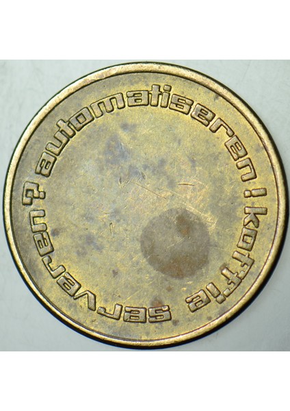 Hollanda Yiyecek-Içecek Otomat Jetonu 20 mm Çapında. modelleri