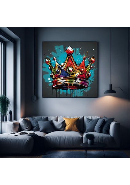 Urban Stil Kanvas | Banksy Stili Kanvas Sanatı | Sokak Graffiti Sanatı Baskısı | Modern Ev Dekor | B