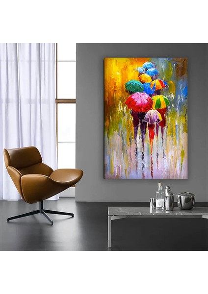 Renkli Panda Kanvas Posteri, Soyut Dekoratif Panda Tablosu modelleri