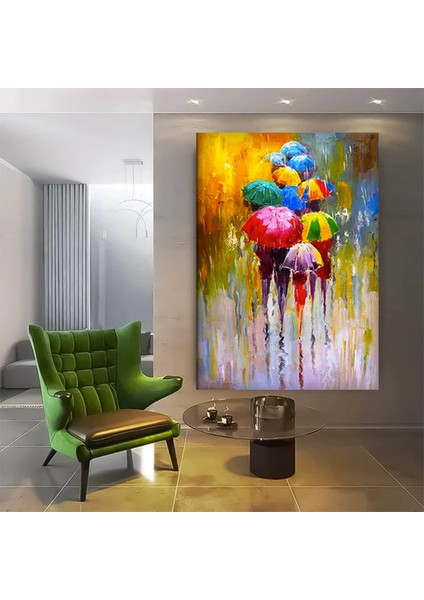 Renkli Panda Kanvas Posteri, Soyut Dekoratif Panda Tablosu fırsatları