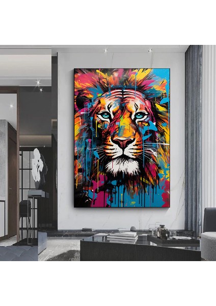 Afrikalı Kültür Duvar Dekoru, Yerel Afrikalı Kadın Temalı Soyut Kanvas