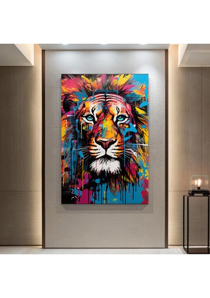 Afrikalı Kültür Duvar Dekoru, Yerel Afrikalı Kadın Temalı Soyut Kanvas