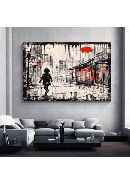 Aslan Kral Duvar Sanatı; Siyah-Altın Soyut Aslan Tablosu; Dev Boy Kanvas; Oyun Odası Dekoru; Asmaya indirimleri