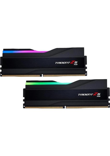 Gskıll 32GB (2X16) Trıdent Z5 Rgb Siyah Ddr5 7800MHZ CL36 Pc Ram