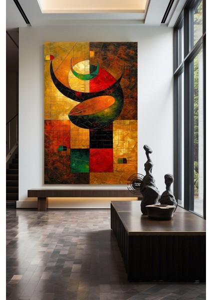 Afrika-Amerikan Sanatı Büyük Kanvas – Siyah Kadın Portresi; Soyut Afrika Kadın Baskısı; Renkli Soyut indirimleri