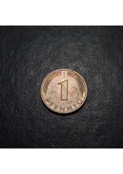 Escoines 3996368A90BFD5850F 1977 D Almanya 1 Pfennıg Çil Para modelleri