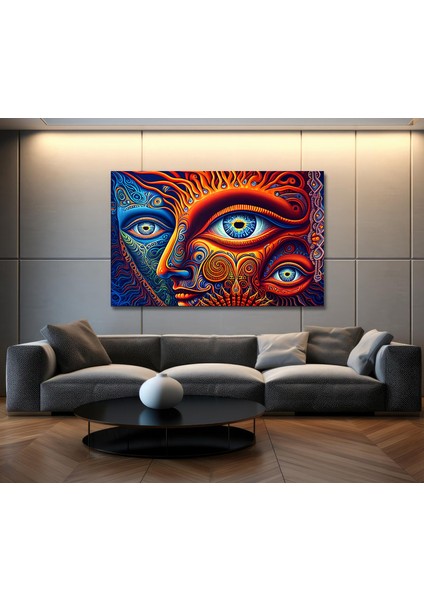 Sokak Müzisyenleri Kanvas Baskısı; Müzisyen Tablosu; Soyut Müzisyen Duvar Sanatı; Müzisyen Kanvası fırsatları