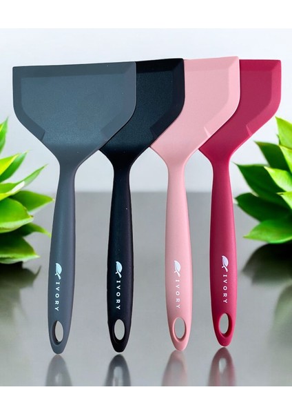Isıya Dayanıklı Geniş Ağız Spatula 26 Cm, Siyah, Dayanıklı ve Kullanışlı Mutfak Gereci fiyatları