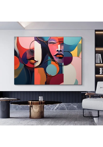 Jaguar Yağlı Boya Kanvas Tablo – Orman Temalı Hayvan Sanatı – Ofis ve Bebek Odası