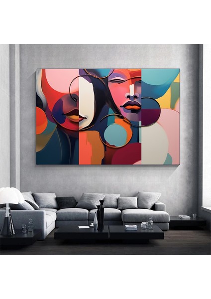 Jaguar Yağlı Boya Kanvas Tablo – Orman Temalı Hayvan Sanatı – Ofis ve Bebek Odası