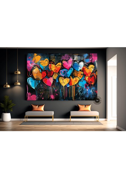 Saguaro Kaktüs Kanvas Tablosu, Vitray Tarzı Sonoran Arizona Çöl Resmi, Güneybatı Sanatı fırsatları