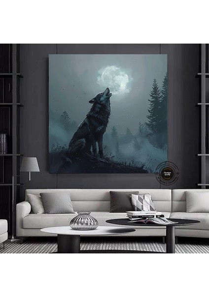 Üç Bilge Maymun Kanvası; Soyut Maymun Duvar Sanatı; Bilge Maymun Kanvas Sanatı; Modern Duvar Dekoru;