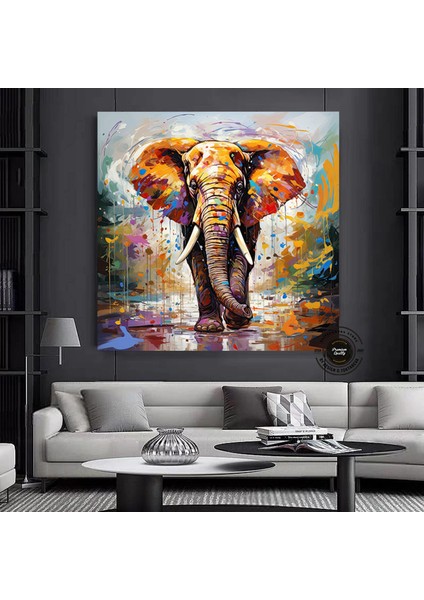 Aşık Çiftler Kanvas Tablosu, 3D Işlemeli Öpüşen Çiftler, Yatak Odası Kanvas Tablosu